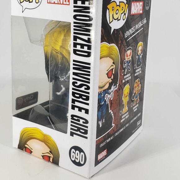 Funko Pop Marvel Venom 690 VENOMIZED INVISIBLE GIRL Gamestop Exclusive MIB - Picture 11 of 14